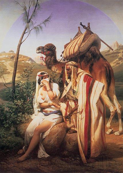Horace Vernet Judas und Tamar Spain oil painting art